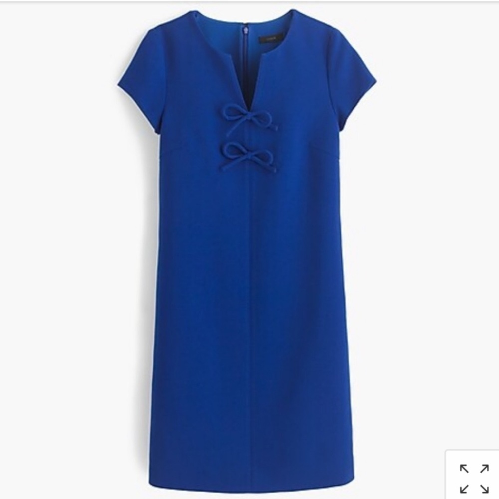 J. Crew Shift Dress with Bow / Ribbon Detail